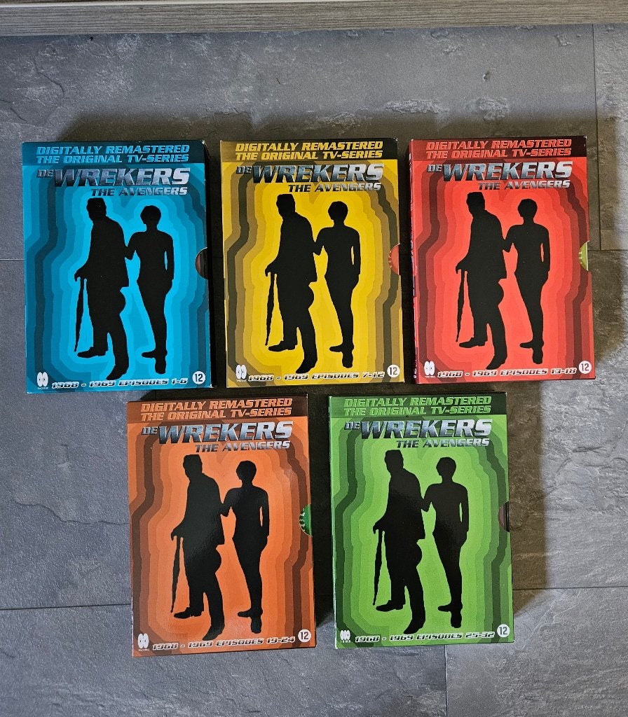 DE WREKERS COMPLETE SEIZOEN 6 (= 1968-1969) in 5 Dvd Boxen, Engels, Misdaad, Nederlands, Ophalen of Verzenden