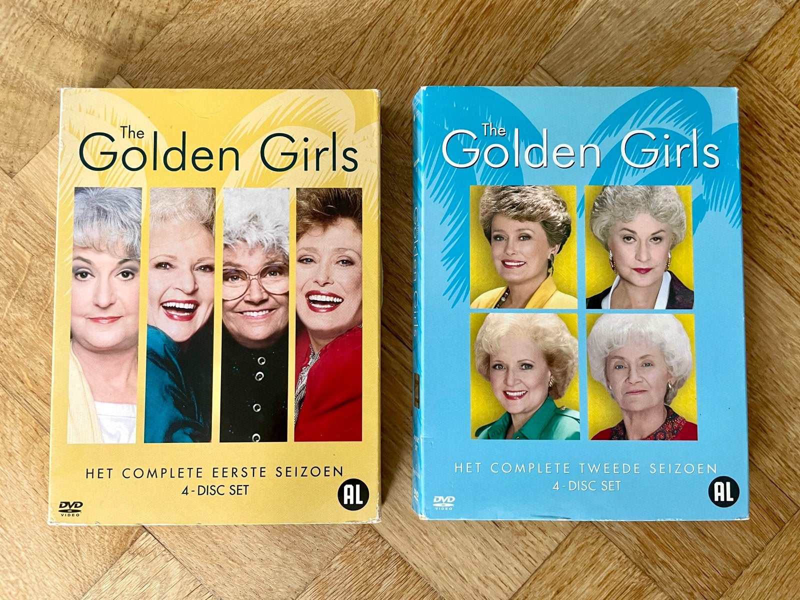 The Golden Girls - Seizoen 1 en 2 op DVD (met NL), Cd's en Dvd's, Engels, Alle leeftijden, Nederlands, Seizoen 1