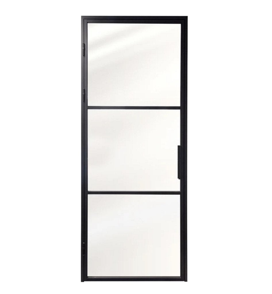Aluminium binnendeur met kozijn set | Blank glas | NIEUW, Niet ingevuld, 80 tot 100 cm, 215 cm of meer, Binnendeur