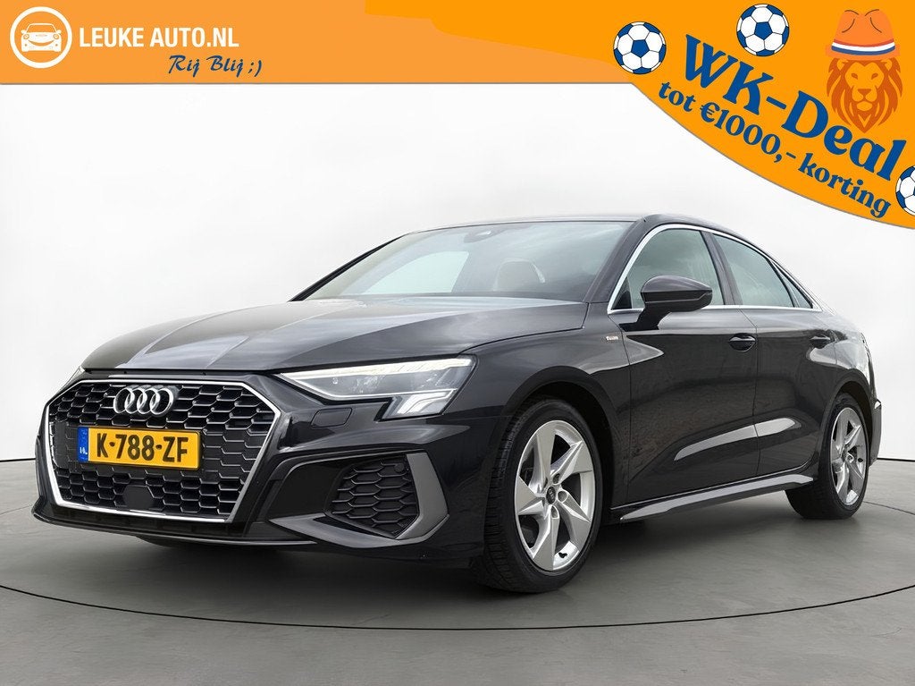 Audi A3 Limousine 35 TFSI 150PK 2X S-Line *NL-AUTO*, Auto's, Audi, Bedrijf, Te koop, A3, ABS, Airbags, Airconditioning, Alarm