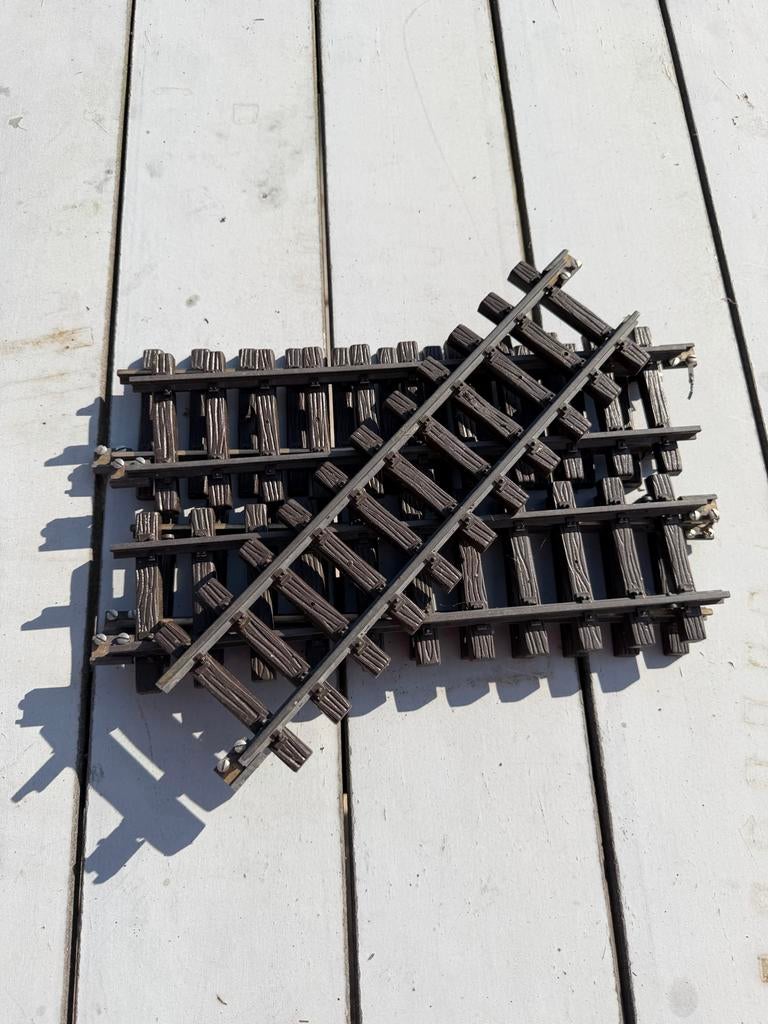 LGB 10000 Rechte Rails 30 cm - Messing (5 stuks), Hobby en Vrije tijd, Modeltreinen | Overige schalen, Overige merken, Gebruikt