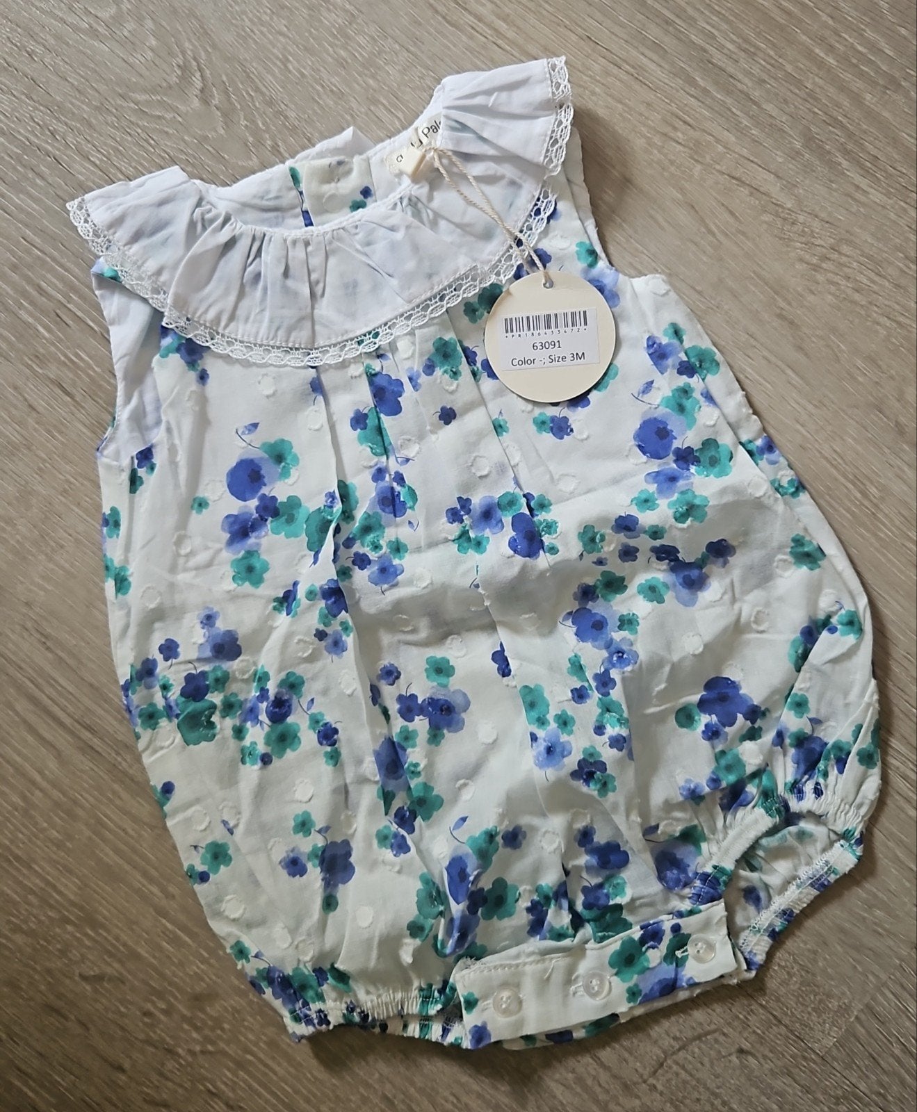 nieuw met kaartje lola palacios romper playsuit maat 56/62, Kinderen en Baby's, Babykleding | Maat 56, Ophalen, Nieuw, Jongetje of Meisje