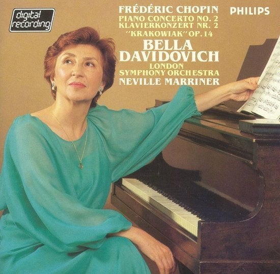 Chopin: Piano Concerto No. 2; Krakowiak, Op. 14. Davidovich, Chopin, Ophalen of Verzenden, Zo goed als nieuw, Classicisme