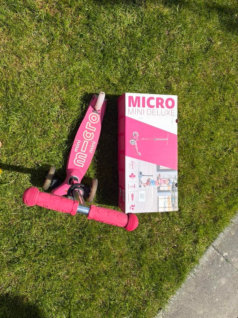 Microstep mini roze, Ophalen of Verzenden, Zo goed als nieuw, Gewone step