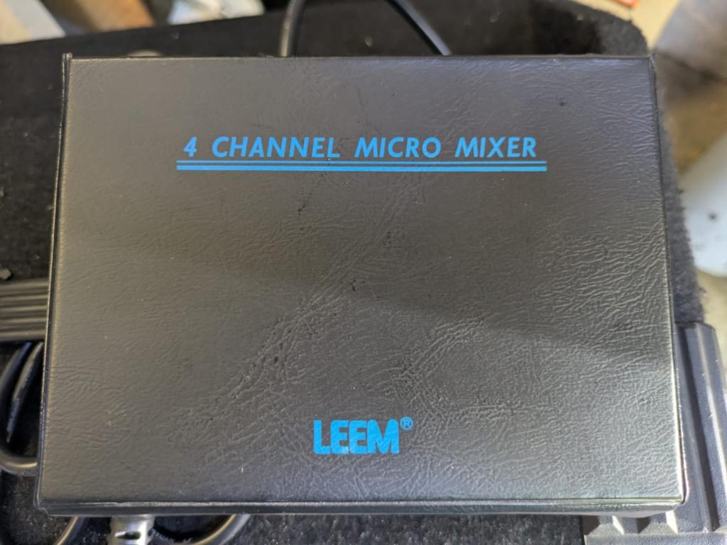 LEEM WAM290 4-kanaals micro mixer - Super Sound, Muziek en Instrumenten, Ophalen, Gebruikt, Minder dan 5 kanalen