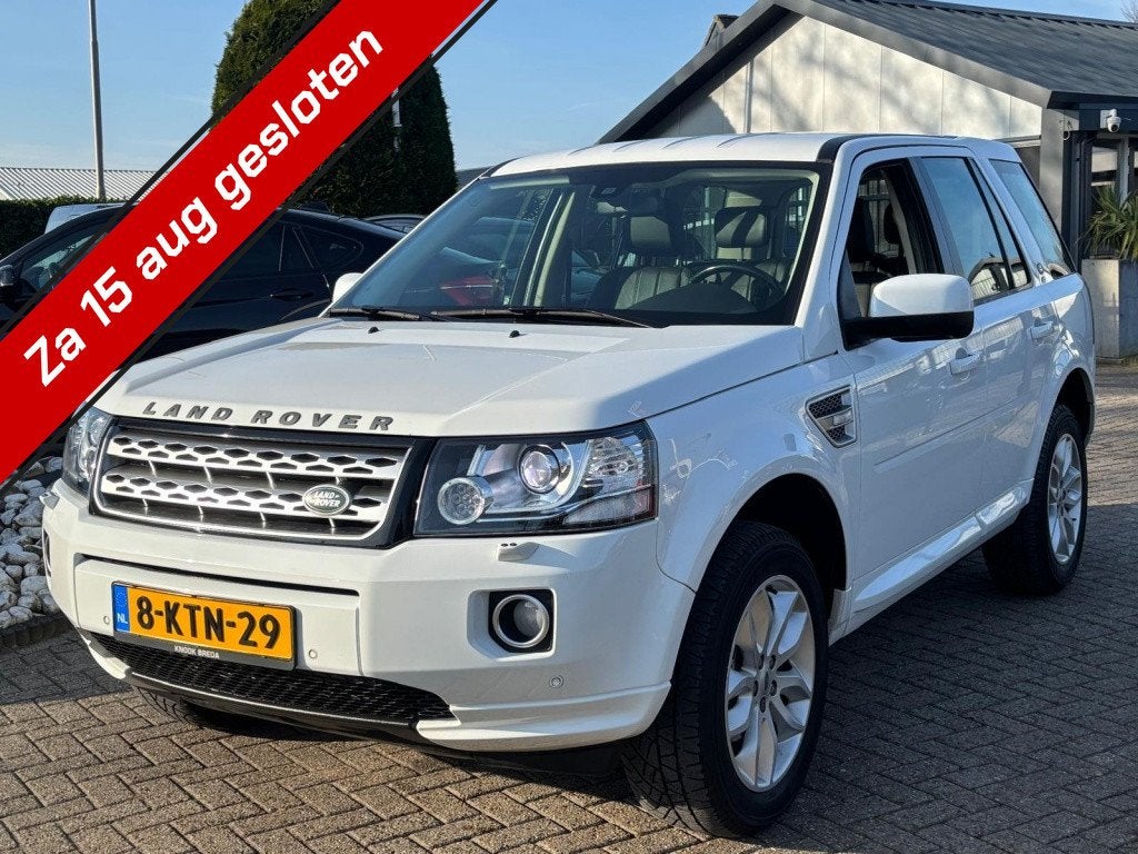 Land Rover Freelander 2.2 TD4 Sport 4WD Dealer Auto Trekhaak, Euro 5, Gebruikt, Zwart, Wit