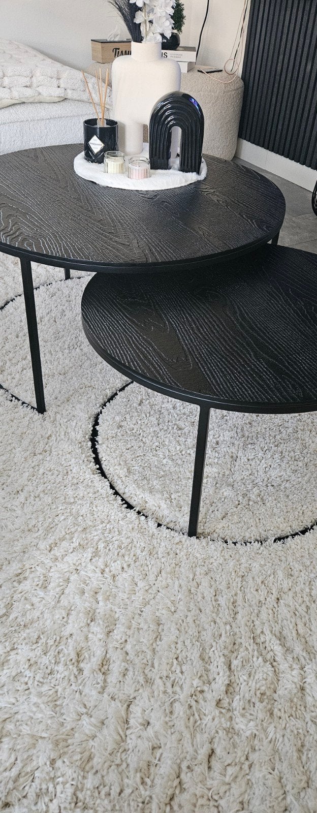Salontafel, Ophalen, Rond, 100 tot 150 cm, 50 tot 100 cm