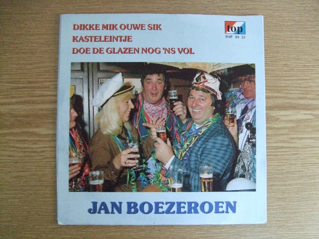 JAN BOEZEROEN    DIKKE MIK OUWE SIK / KASTELIENTJE DOE DE, 1990 - 1999, 7 inch, Single, Ophalen of Verzenden