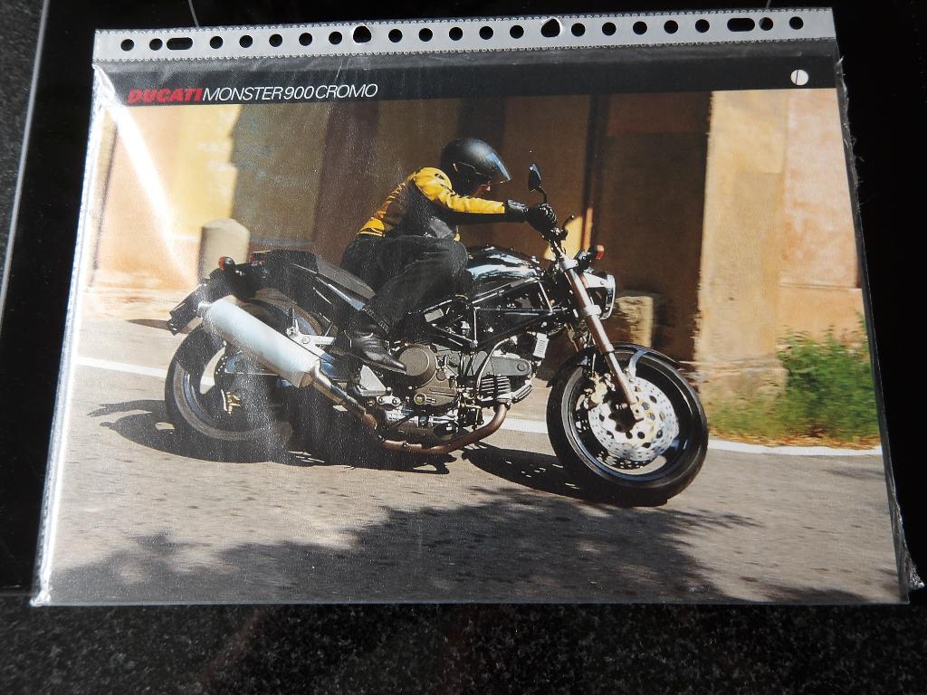 Folder Ducati Monster 900 CROMO, Ophalen of Verzenden, Ducati