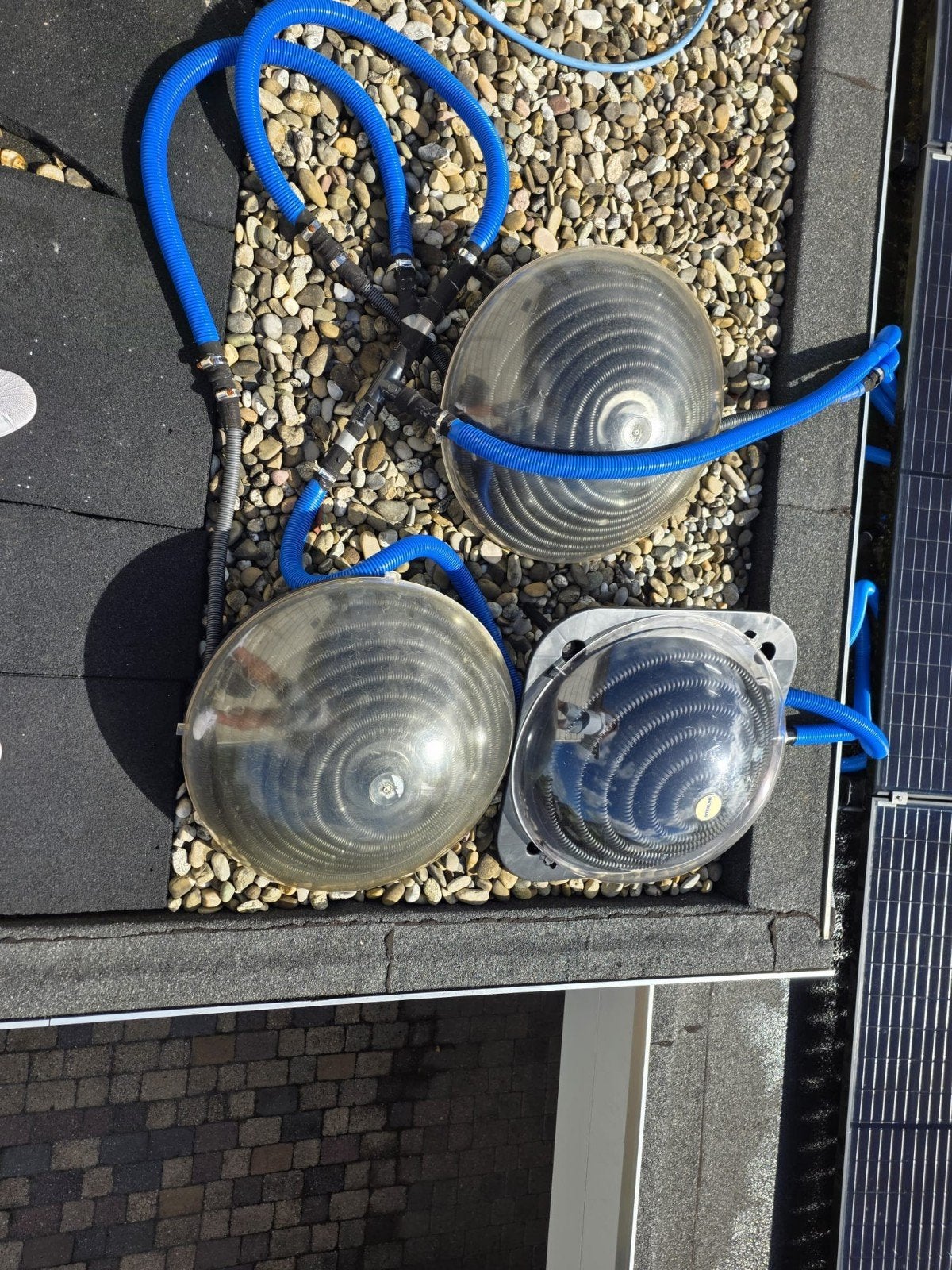 3 Solar bollen voor zwembadverwarming, Ophalen, Gebruikt, Verwarming