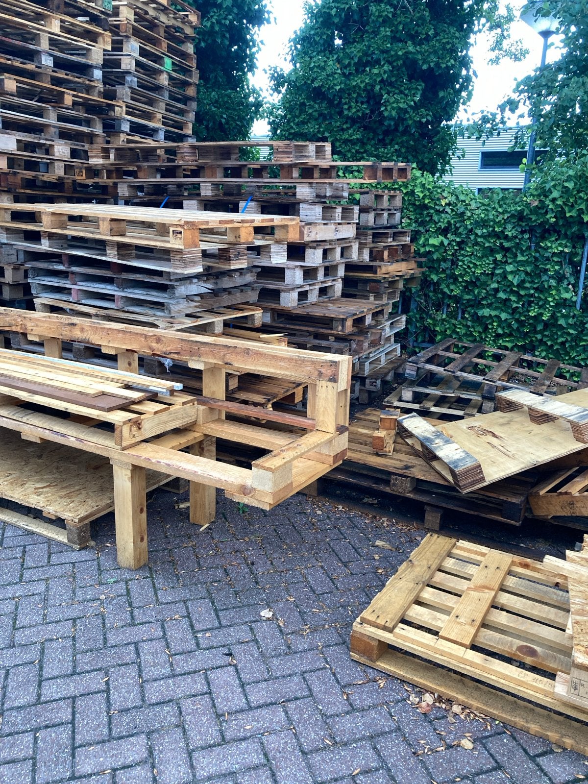 Gratis Afhalen: Gebruikte Wegwerp Pallets - Diverse Afmeting, Ophalen, Overige houtsoorten