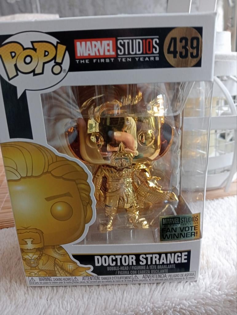 Funko Pop! Marvel Studios Doctor Strange Goud #439, Ophalen of Verzenden, Nieuw