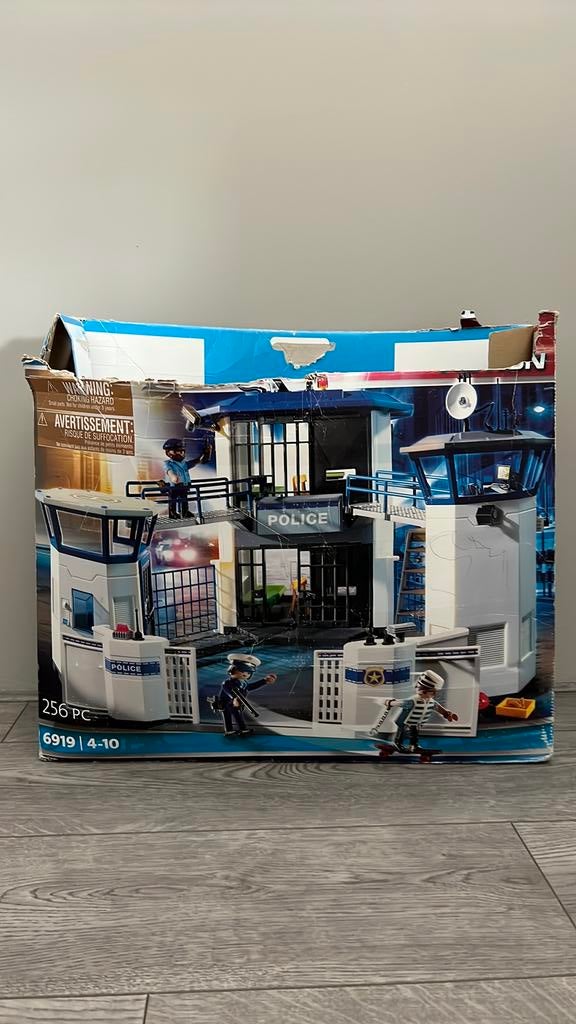 Playmobil 6919 politiebureau, Ophalen of Verzenden, Zo goed als nieuw, Poppenhuis