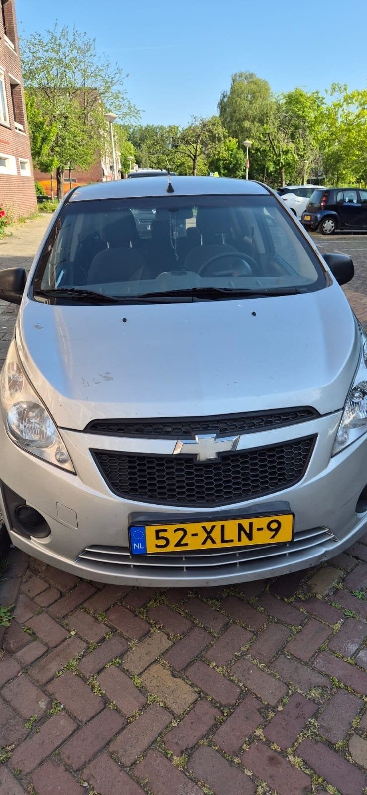 Chevrolet Spark 1.0 Bifuel 2012 Grijs LPG, Auto's, Euro 5, 37 €/maand, Origineel Nederlands, Particulier