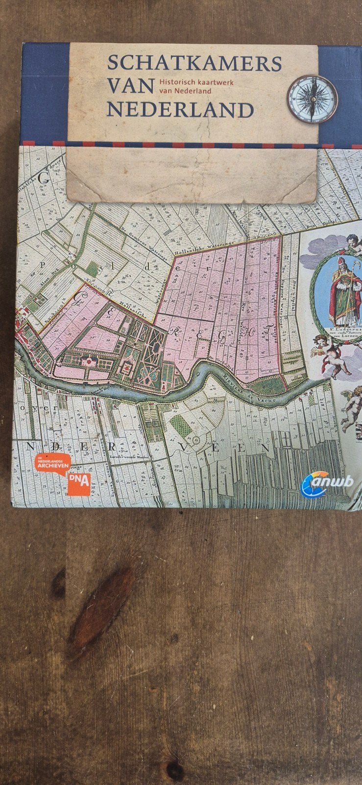 Schatkamers van Nederland: Historisch Kaartwerk, Boeken, Atlassen en Landkaarten, Overige atlassen, Ophalen of Verzenden, Zo goed als nieuw