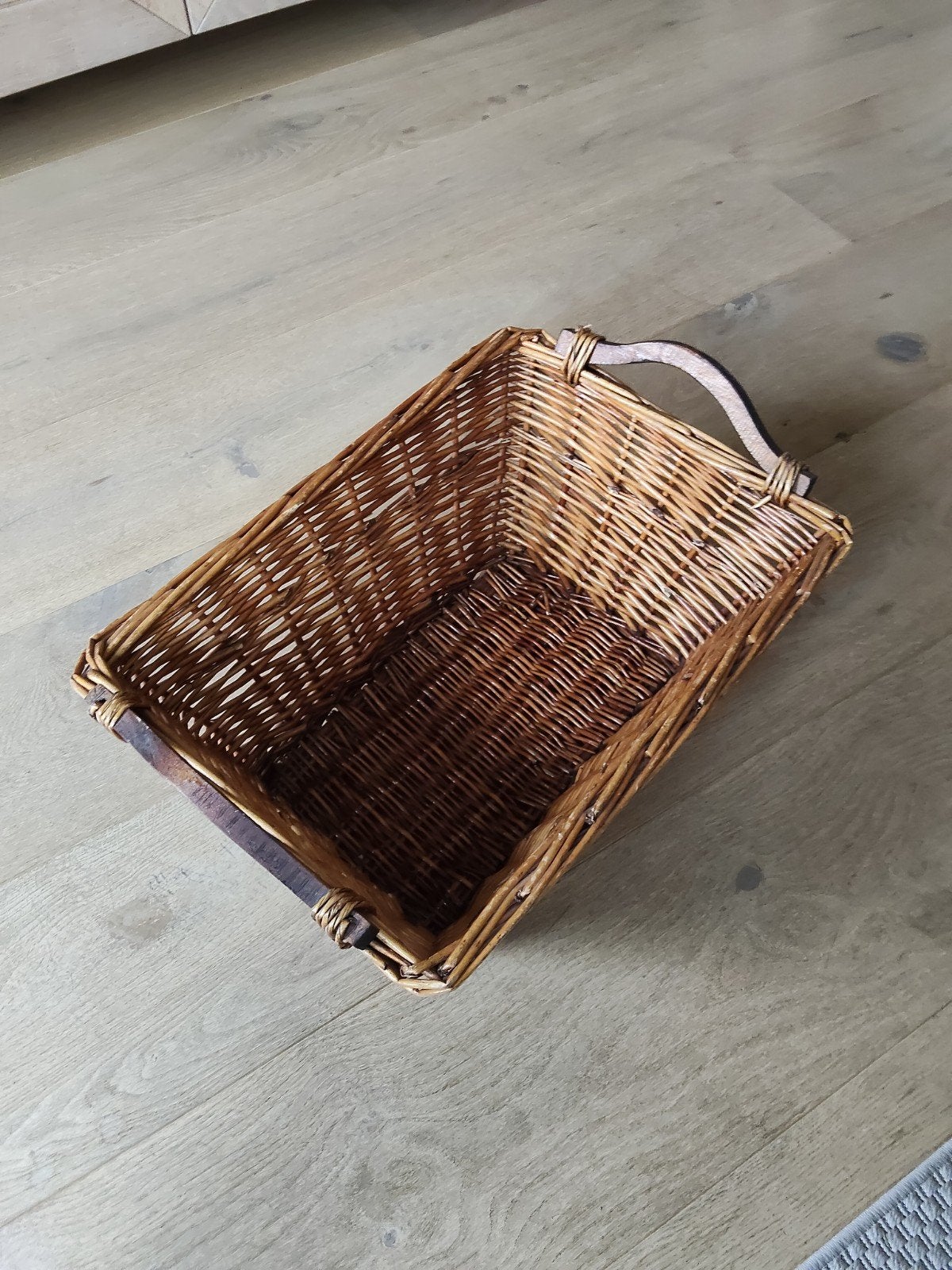 rieten mand, Ophalen of Verzenden, Rechthoekig, Riet