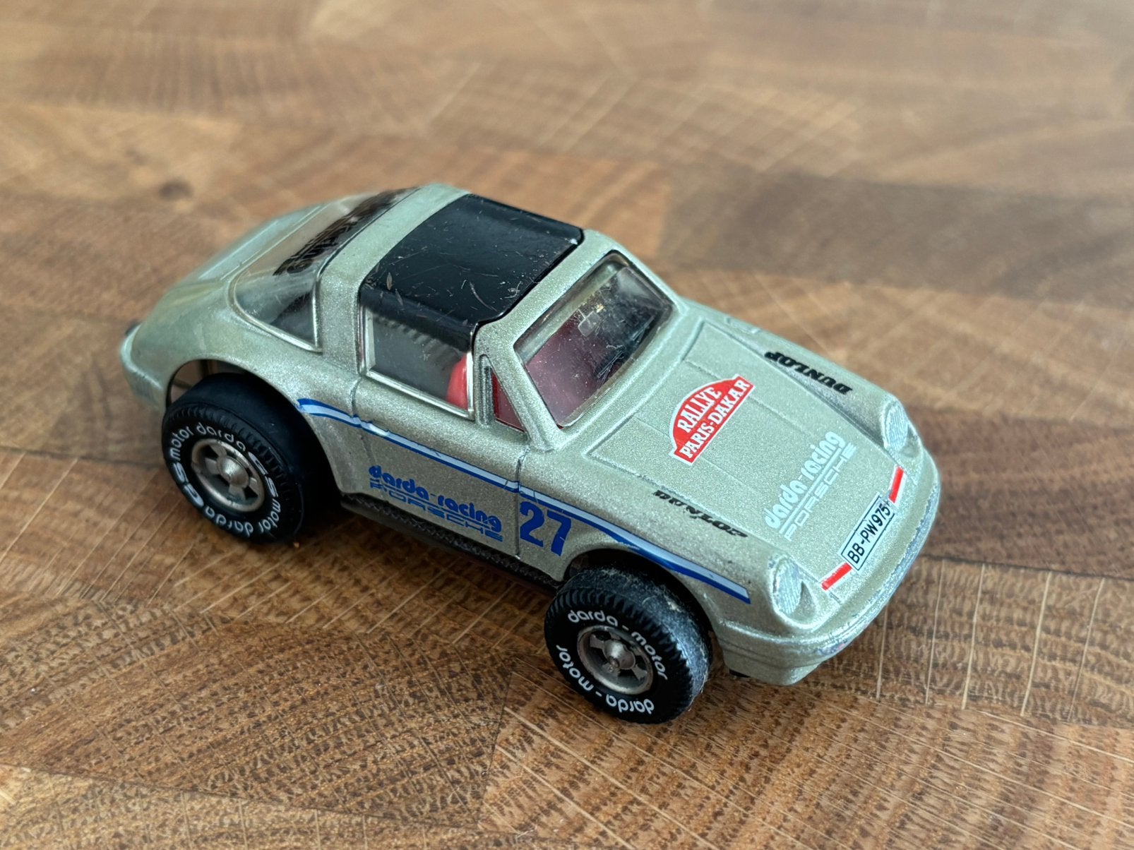 Darda Porsche 911T Rallye Paris-Dakar (W. Germany) - Werkend, Ophalen of Verzenden, Gebruikt, Auto