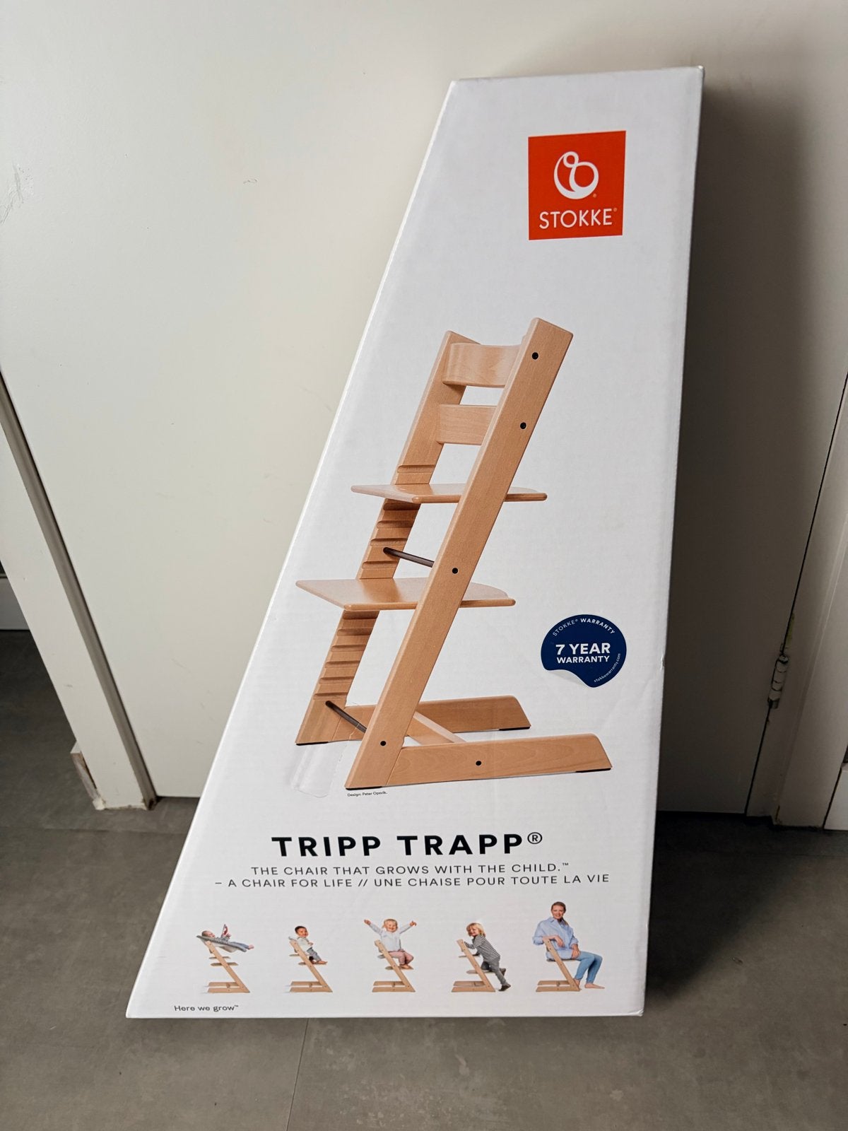Nieuwe Stokke Tripp Trapp stoel - Zwart, Ophalen, Nieuw, Meegroeistoel