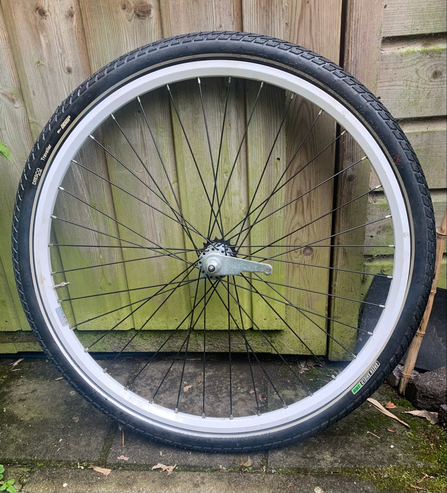 Nieuw achterwiel 28” met terugtraprem, buiten- en binnenband, Nieuw, Aluminium, Stadsfiets, Ophalen