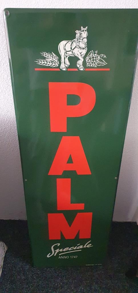 Palm Bier Emaille Bord - Zeer Mooie Staat, Ophalen