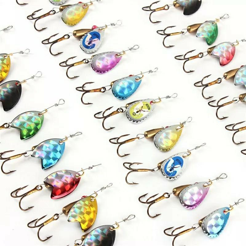Te koop set van 30 nieuwe 3d blinkers / spinners zie de foto, Ophalen of Verzenden, Nieuw, Overige typen