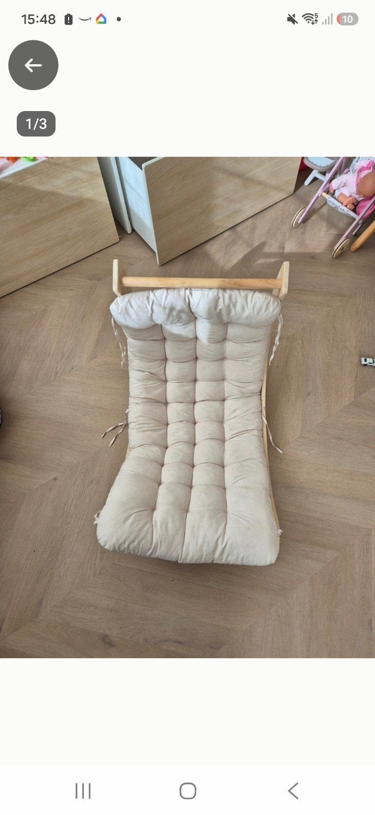 Buxibo klimboog/schommel relax boog met kussen, Ophalen, Zo goed als nieuw