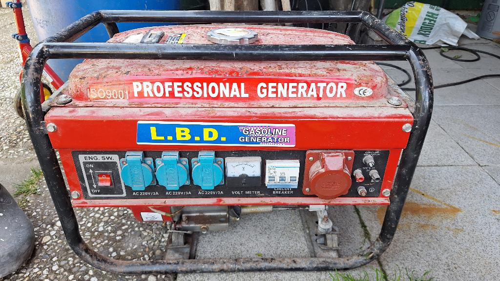 aggregaat generator 6500W 4takt, Ophalen, Gebruikt