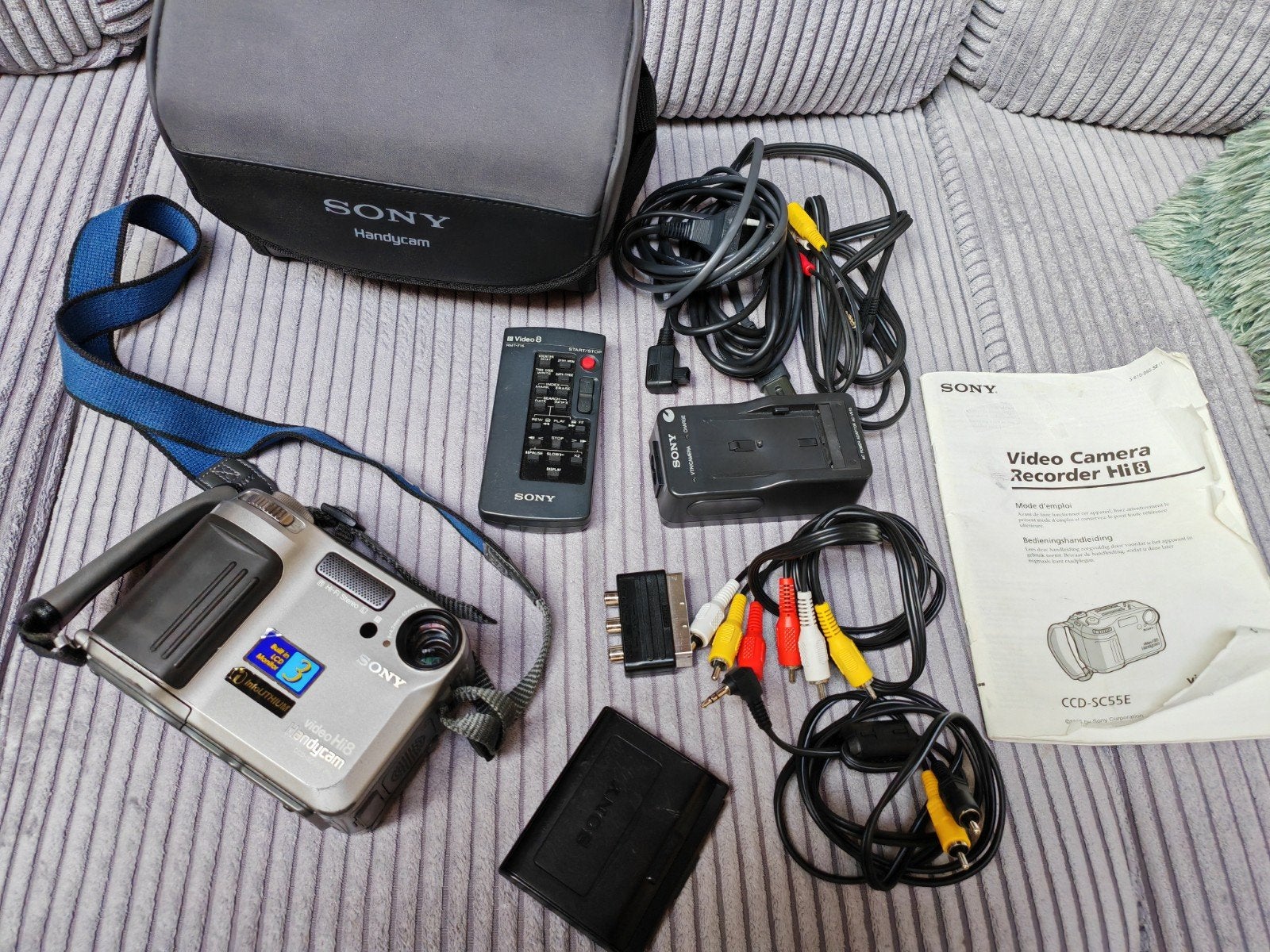Sony Hi8 Camcorder CCD-SC55E, Ophalen, Hi 8, (Video)band