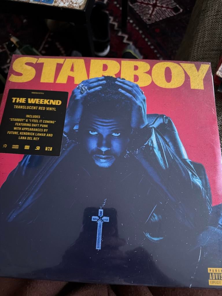 The Weeknd - Starboy Translucent Red Vinyl, Cd's en Dvd's, Vinyl | Pop, Nieuw in verpakking, Colored vinyl, 12 inch, Ophalen of Verzenden