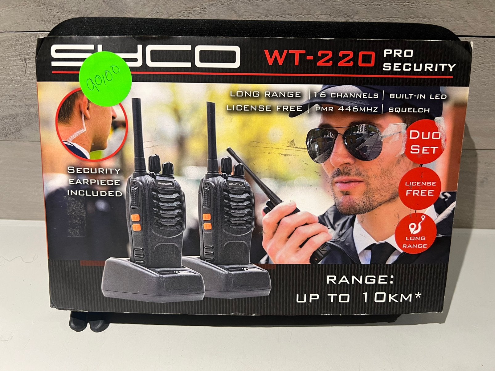SYCO Walkie Talkie WT-220 Pro Security PMR 446 Radio, Nieuw, Ophalen of Verzenden, Nvt, Nvt