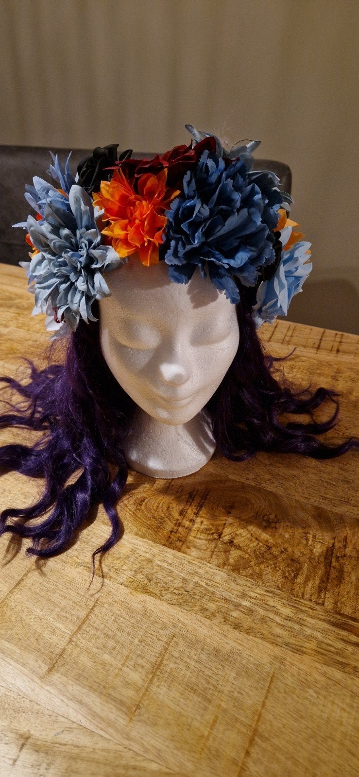 bloemenkrans carnaval festival, Carnaval, Verzenden, Nieuw, Accessoires