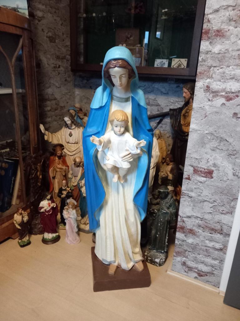 Groot Mariabeeld voor buiten/binnen  in de nis, Ophalen, Zo goed als nieuw, Christendom | Katholiek