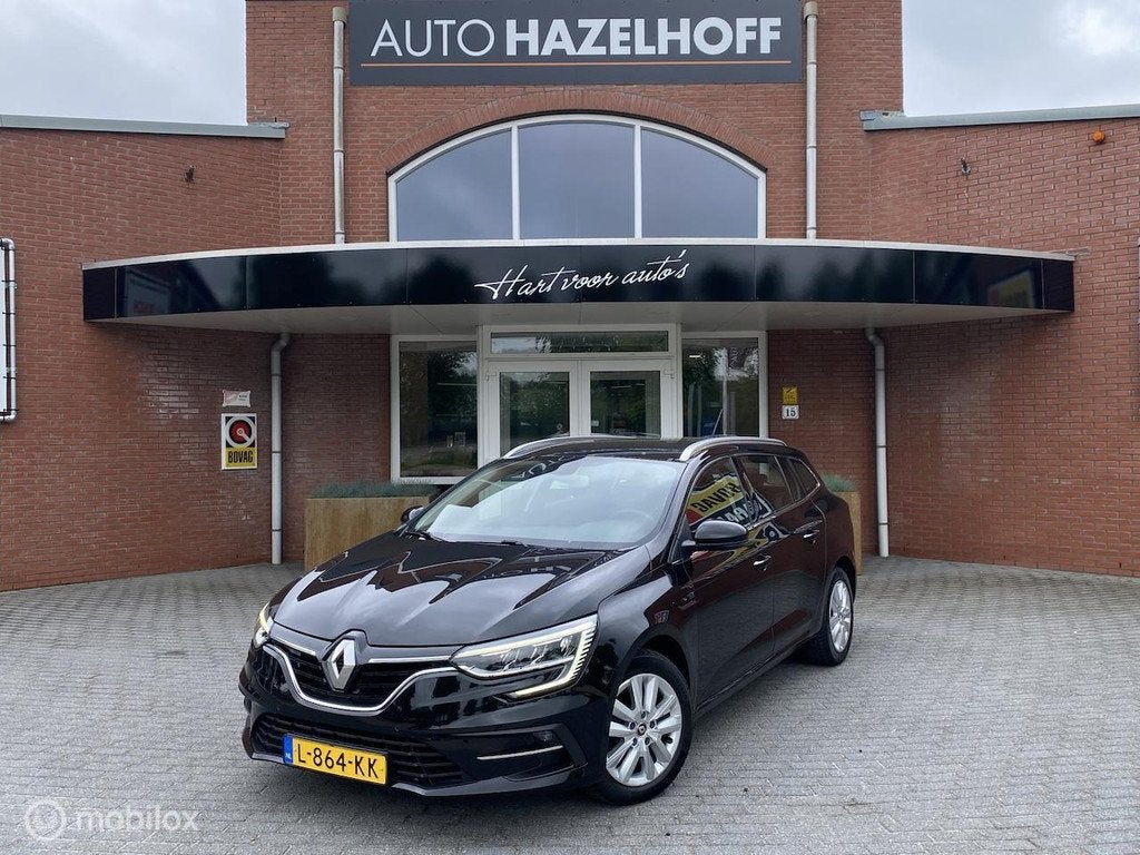 Renault Mégane Estate 1.3 TCe Business Zen Automaat1700kg T, Auto's, Renault, Gebruikt, Euro 6, 4 cilinders, Zwart
