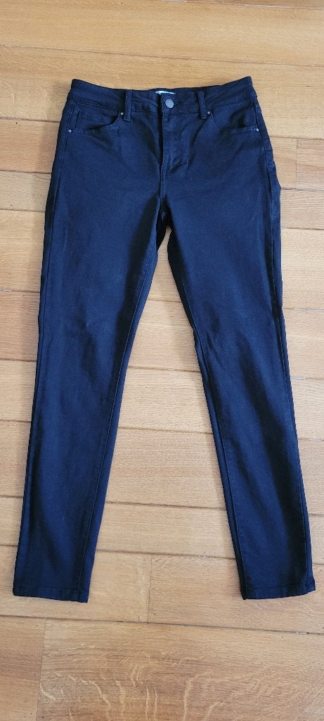 TOXIK3 zwarte stretch skinny jeans maat 40 zgan, Zwart, Ophalen of Verzenden, Zo goed als nieuw, W30 - W32 (confectie 38/40)