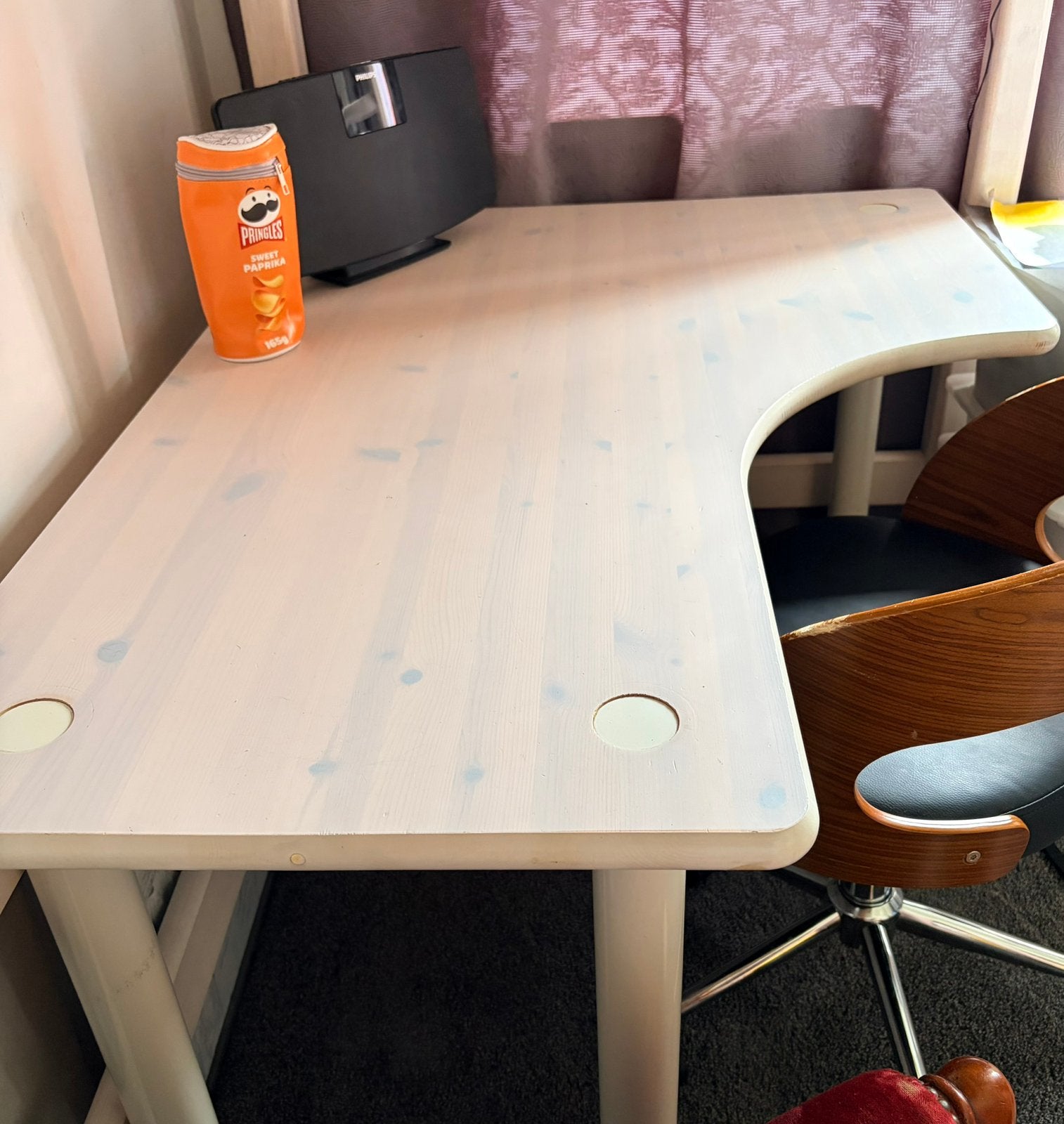 Flexa hoekbureau (voor onder hoogslaper), Ophalen, Gebruikt, 89 cm, 122 cm