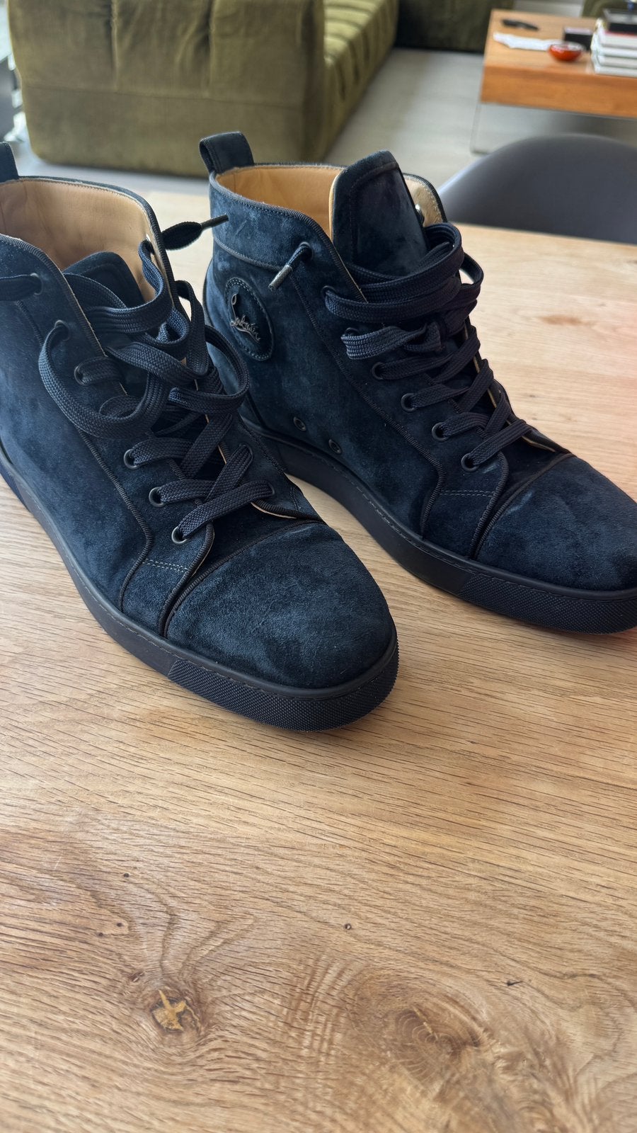 Christian Louboutin maat 44, Kleding | Heren, Schoenen, Ophalen of Verzenden, Zo goed als nieuw, Blauw