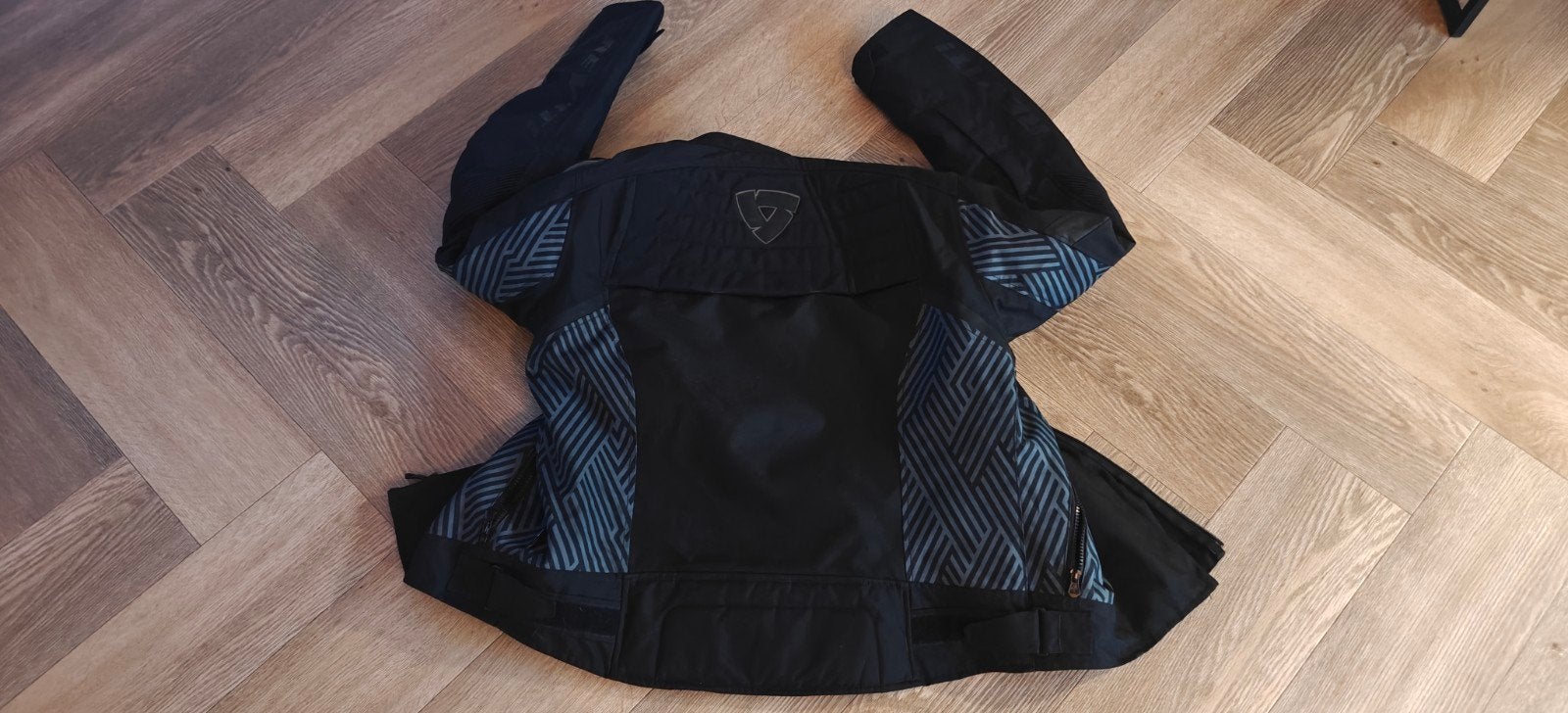 Revit Arc H2O motorjas met Seesoft RV rugprotector, Motoren, Ophalen of Verzenden, Tweedehands, Jas | textiel