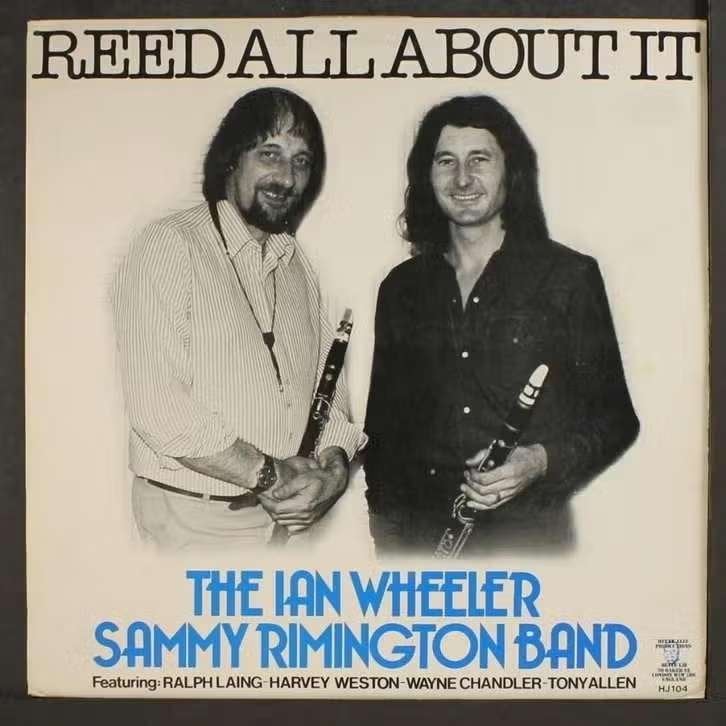 LP The Ian Wheeler Sammy Rimington Band – Reed All About It, Cd's en Dvd's, Vinyl | Jazz en Blues, 1960 tot 1980, Ophalen of Verzenden