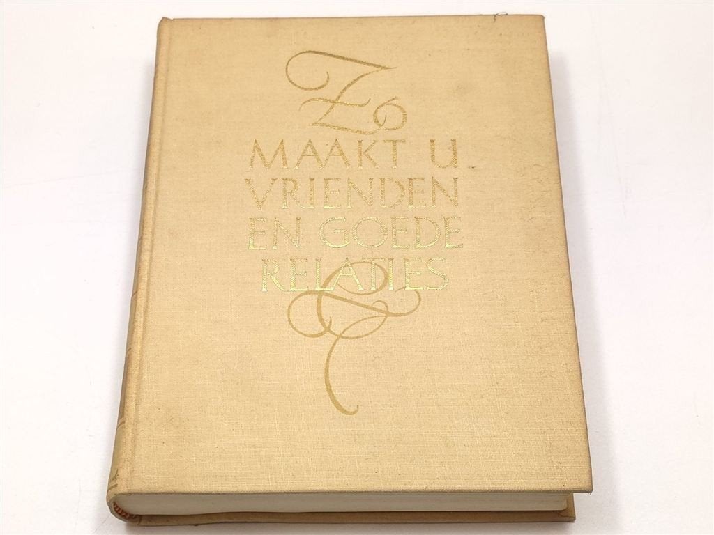 Zó Maakt u Vrienden — Carnegie, Vintage 1940 Zeldzaam, Ophalen of Verzenden, Gelezen