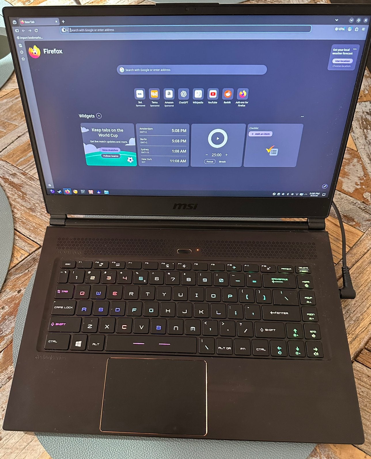 MSI GS65 Stealth Thin 8RF – i7 / GTX 1070 Max-Q / 32GB RAM, 2 tot 3 Ghz, 15 inch, Ophalen of Verzenden, Zo goed als nieuw