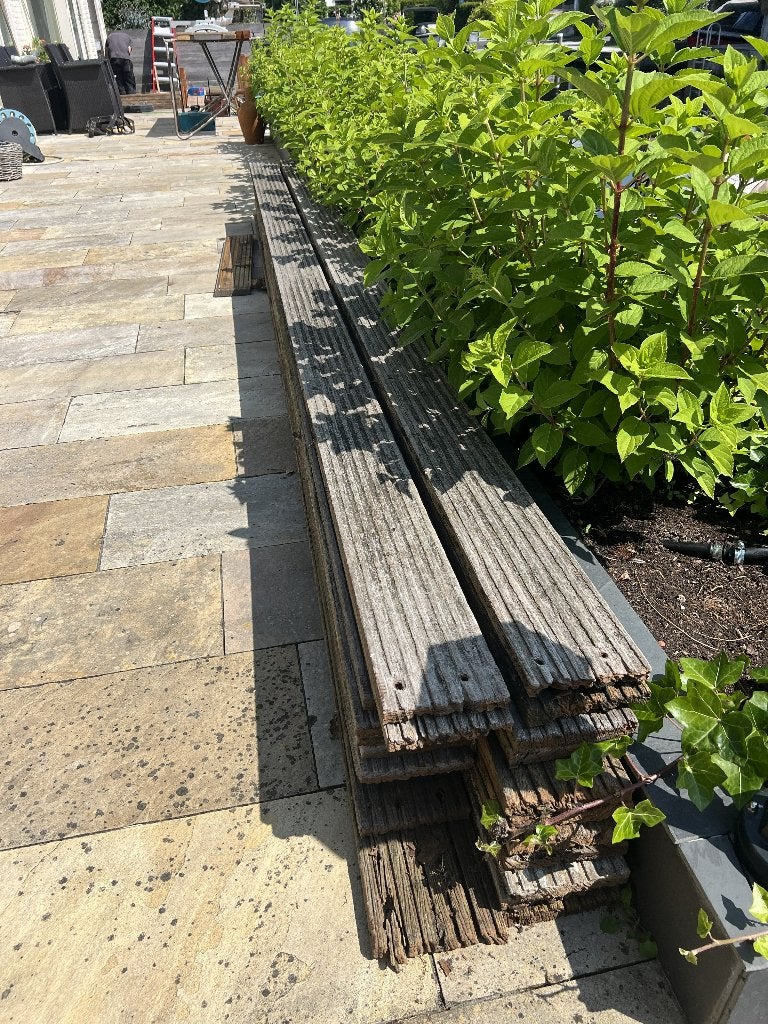 steigerdelen, Doe-het-zelf en Verbouw, Hout en Planken, Gebruikt, 25 tot 50 mm, Ophalen of Verzenden, Plank