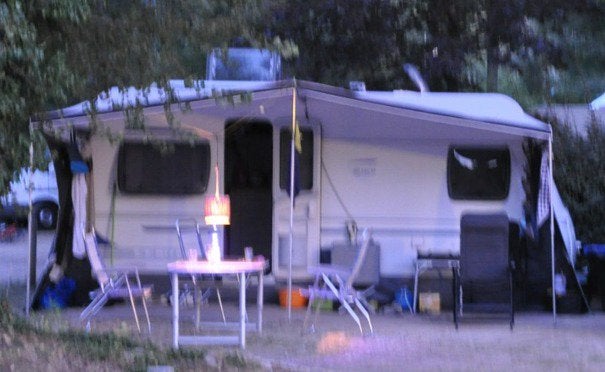 Caravanluifel, Caravans en Kamperen, Ophalen of Verzenden, Zo goed als nieuw