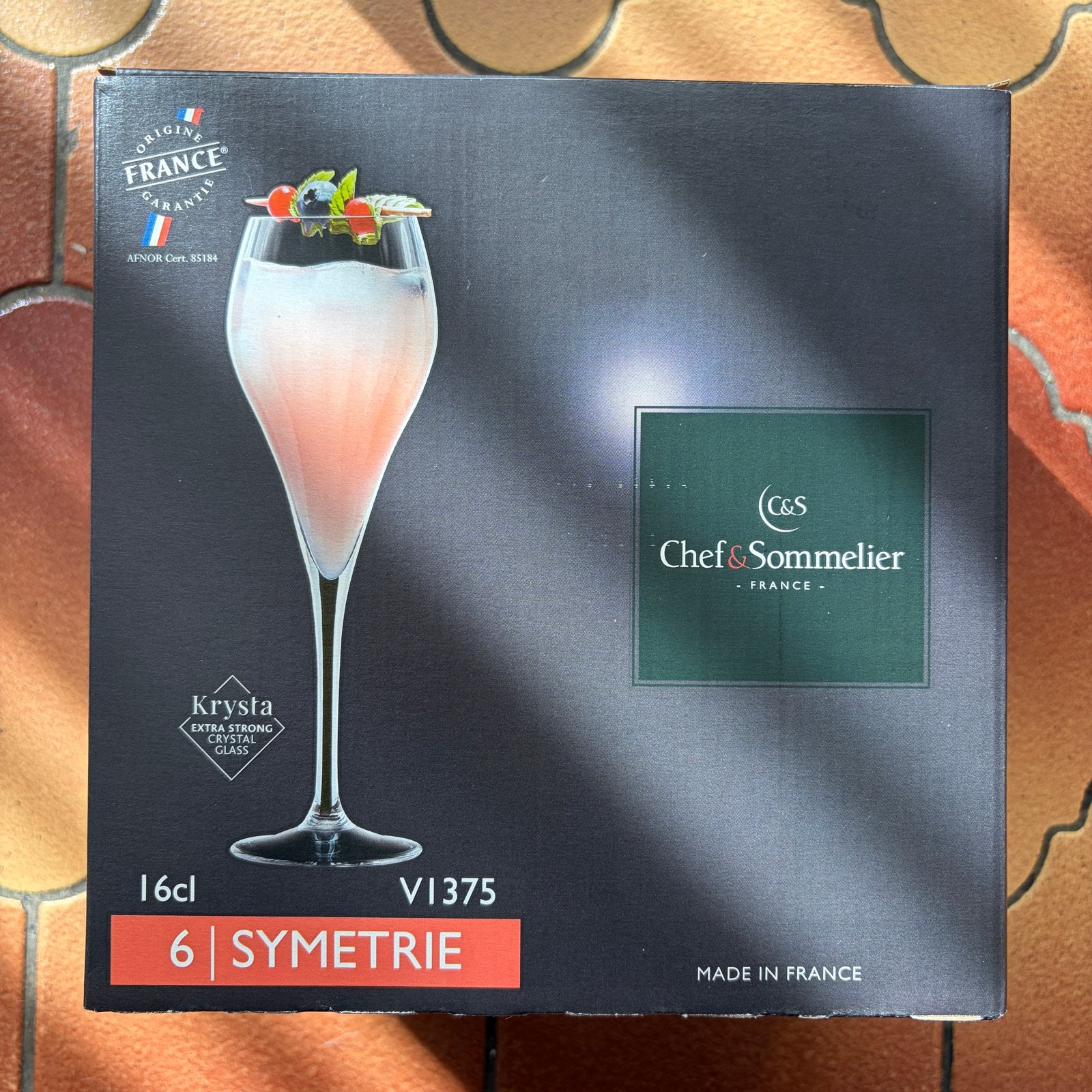 Chef & Sommelier Krysta Champagneglazen - 6 stuks, Ophalen, Nieuw, Overige merken, Glas