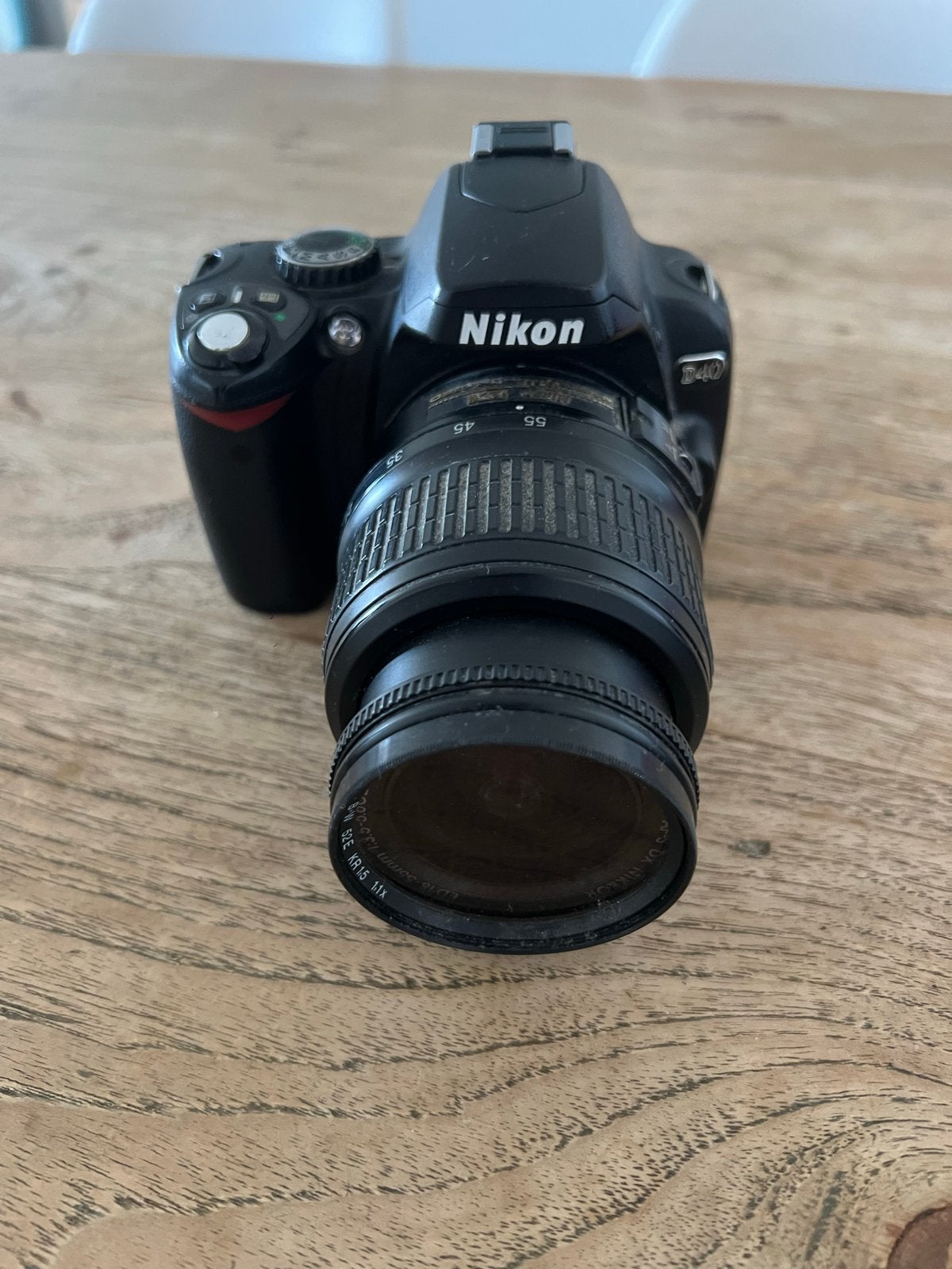 Nikon D40 spiegelreflexcamera met lens en oplader, Gebruikt, Spiegelreflex, Oplader, Ophalen of Verzenden