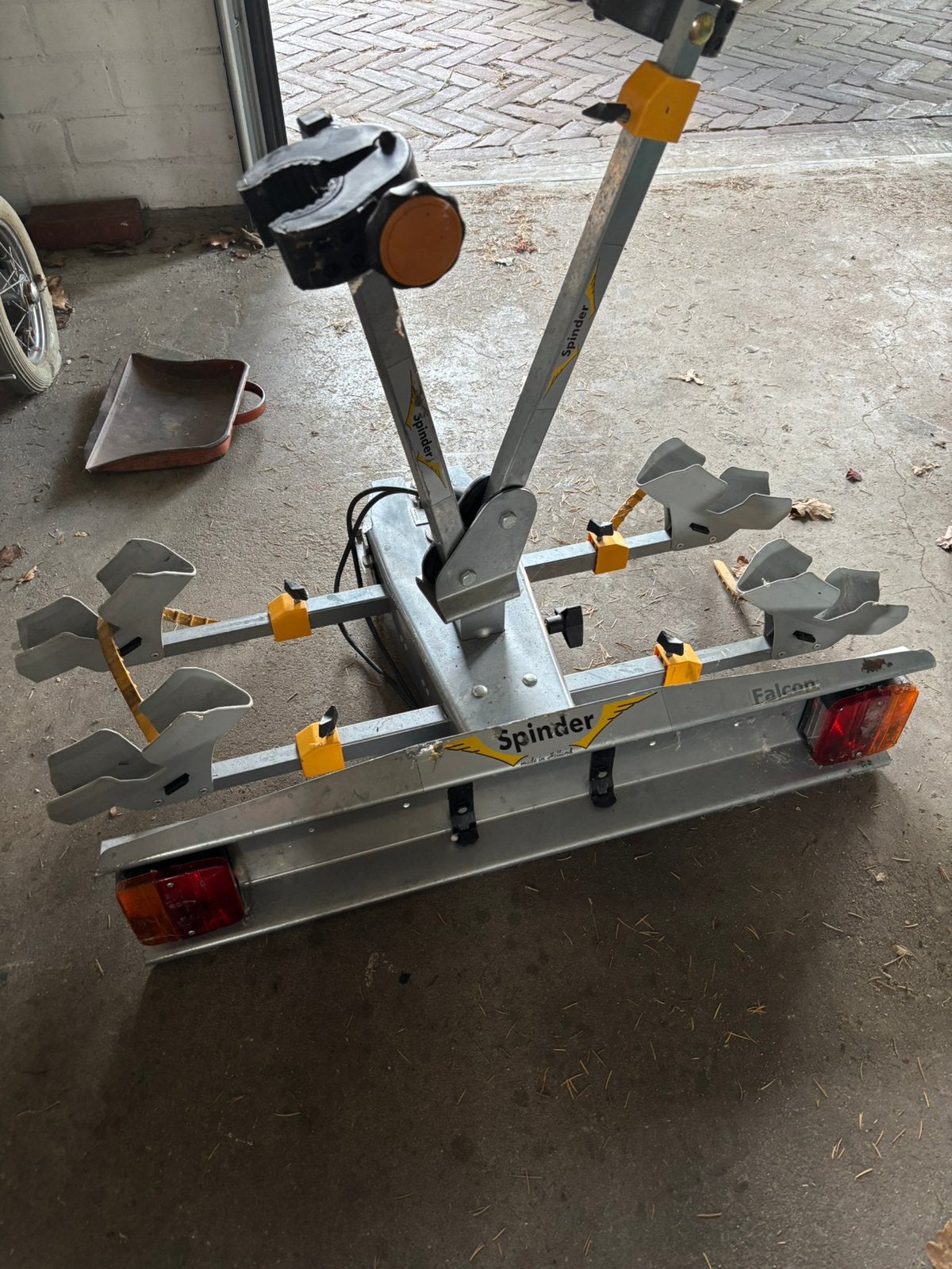 Spinder Falcon fietsendrager, Auto diversen, Ophalen, 2 fietsen, Gebruikt, Trekhaakdrager