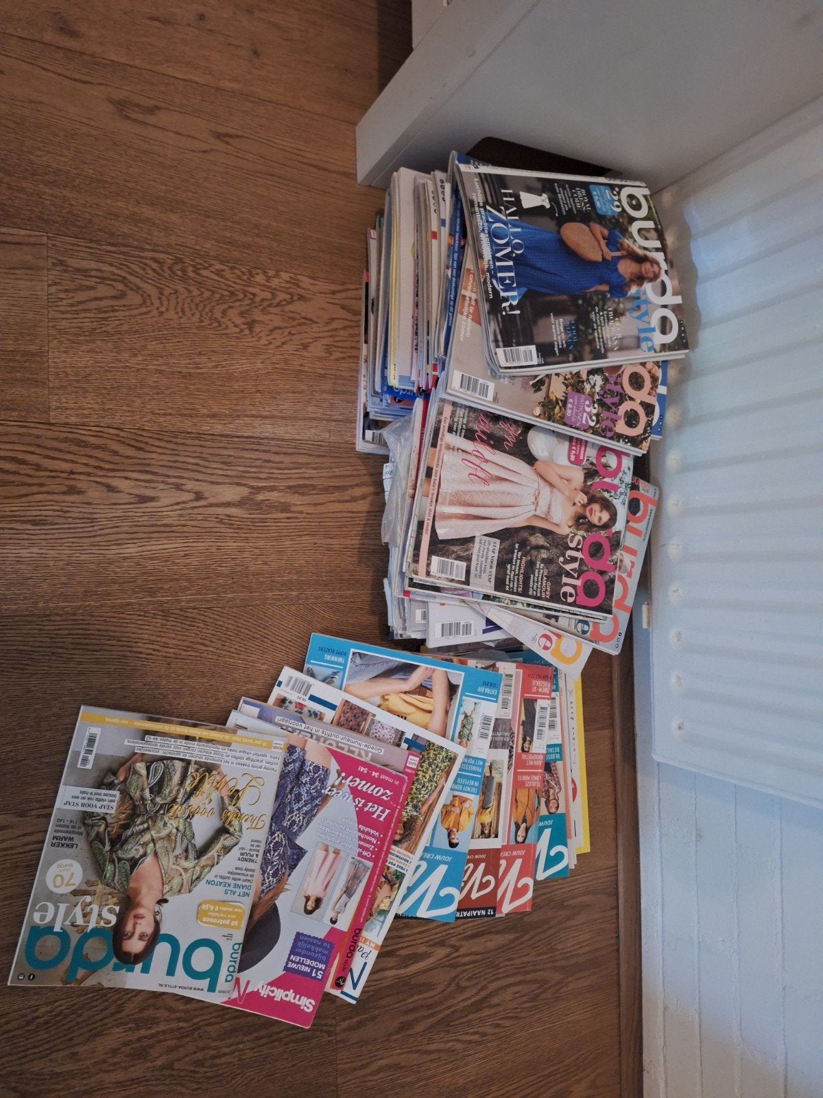 Grote collectie Burda Style en andere modebladen, Boeken, Tijdschriften en Kranten, Ophalen of Verzenden, Gelezen, Damesbladen
