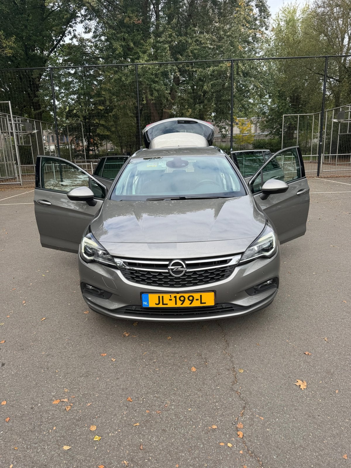 Opel Astra 1.4 Turbo 110KW Sports Tourer AT 2016 Grijs, 750 kg, 4 cilinders, Origineel Nederlands, Stationwagon