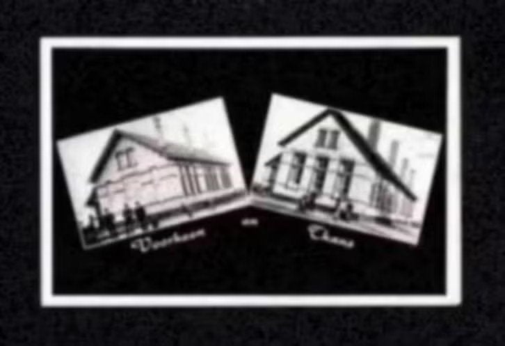 Emmer-Compascuum Voorheen en Thans Herv. School., Verzamelen, Ansichtkaarten | Nederland, Ophalen of Verzenden, 1920 tot 1940