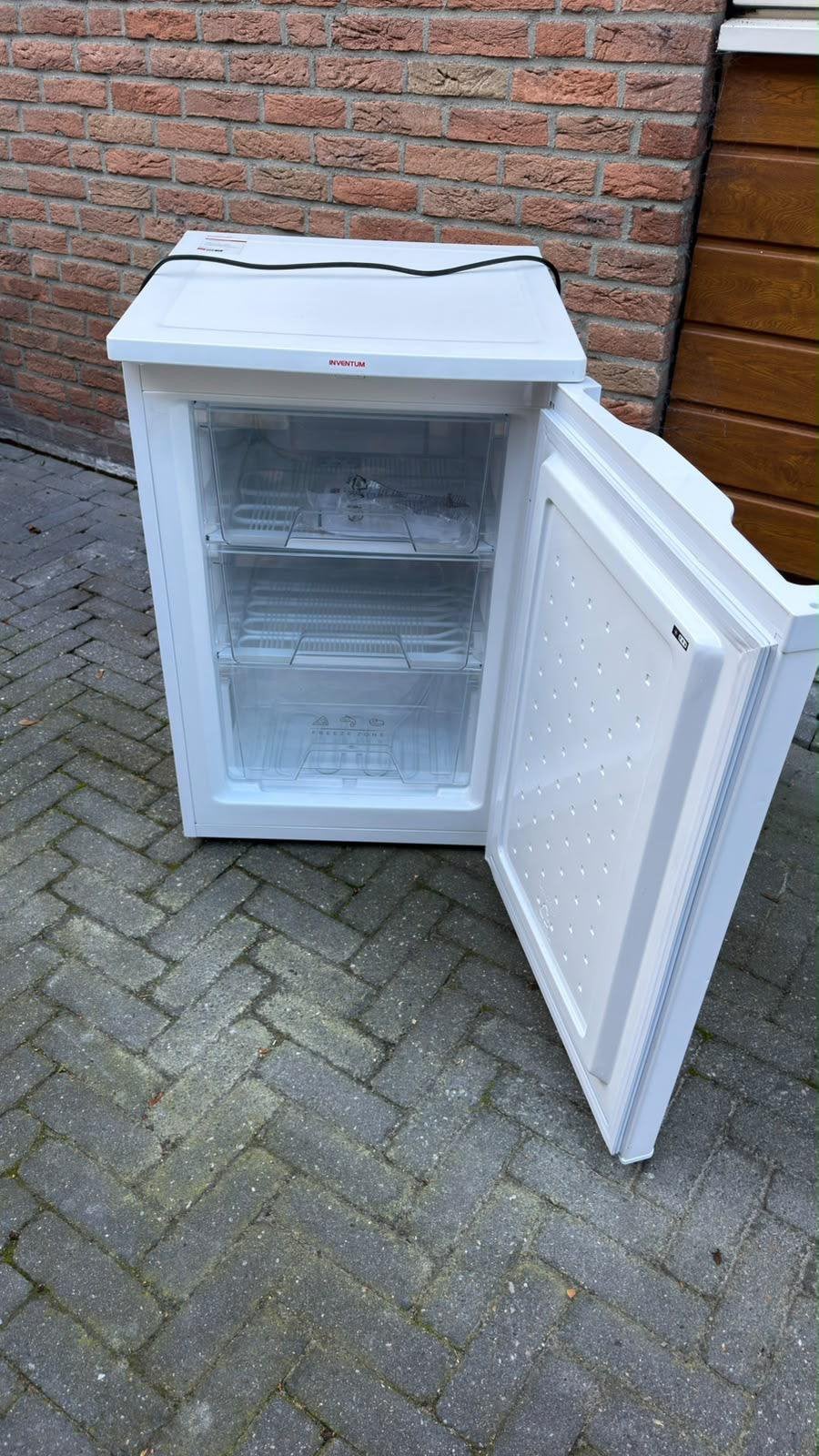 Te koop inventum diepvries, Witgoed en Apparatuur, Ophalen of Verzenden, Gebruikt, Vrijstaand, 60 tot 90 cm