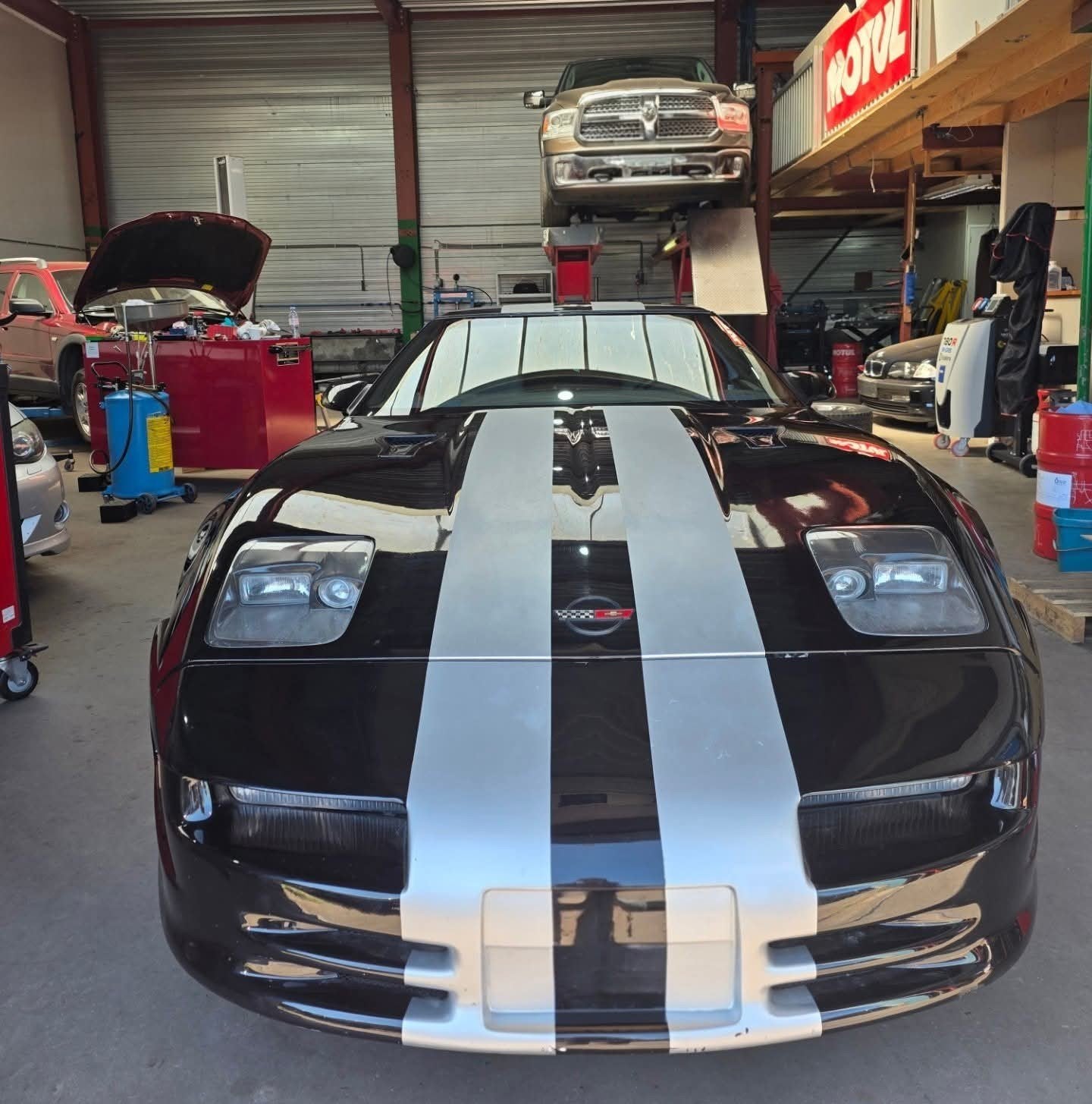 Chevrolet Corvette C4 K6 Convertible ACI stalker oldtimer, Auto's, Chevrolet, Automaat, Leder en Stof, Zwart, Corvette